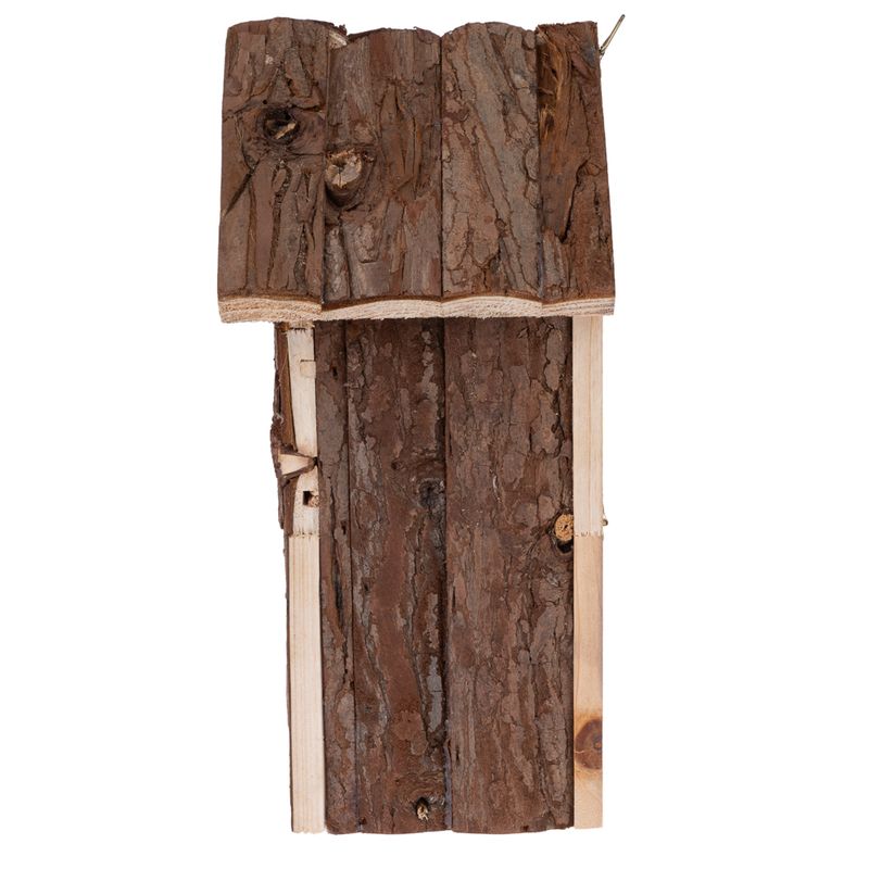 TIAKI log cabin nesting box L 17 x W 12.5 x H 26 cm