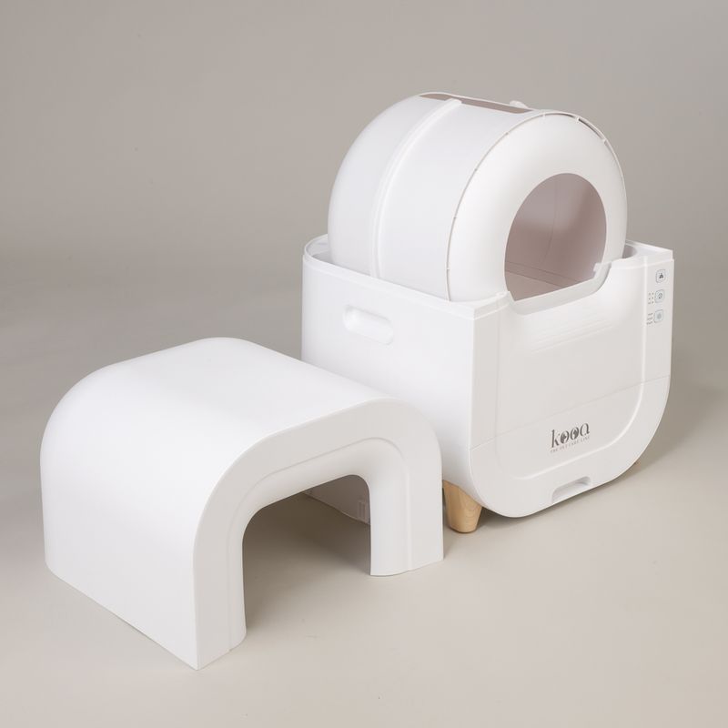 kooa Automatic Litter Box White
