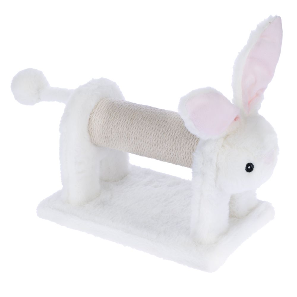 TIAKI Bunny Scratching Post for Cats White