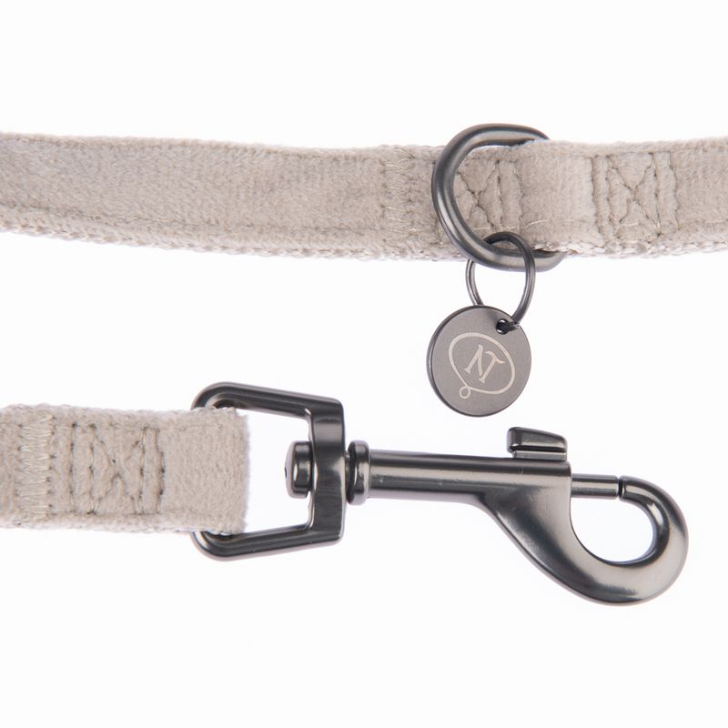 Nomad Tales Blush Dog Leash, taupe 120 cm long, 15 mm wide
