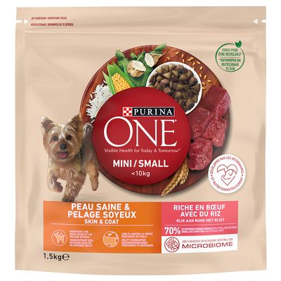 PURINA ONE Mini Skin & Coat Beef 1.5kg