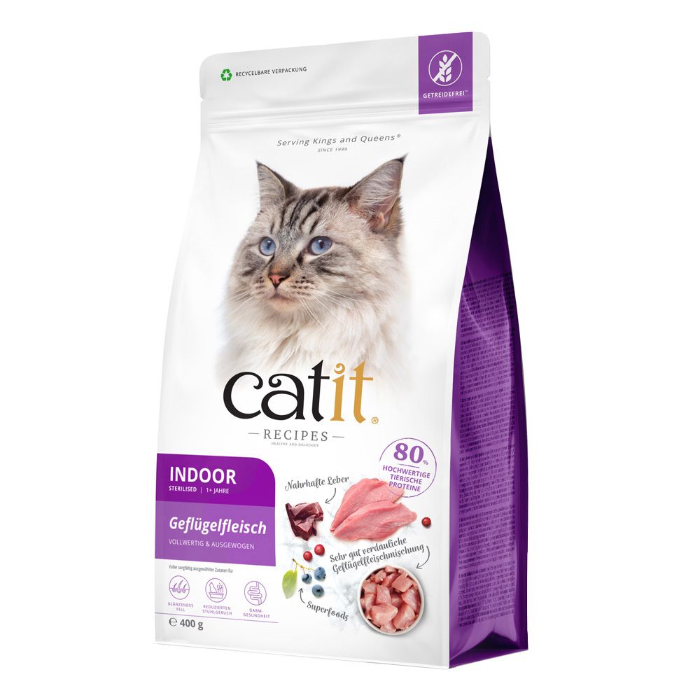 Catit Recipes Adult Indoor Sterilised 400g