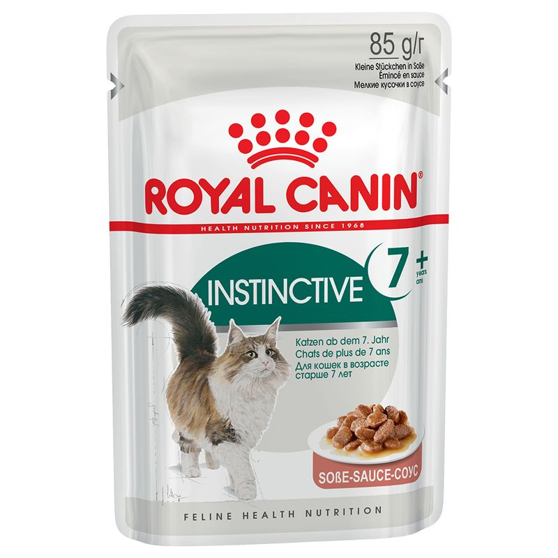 Royal Canin Wet Cat Food Saver Pack 24 x 85g Instinctive in Gravy
