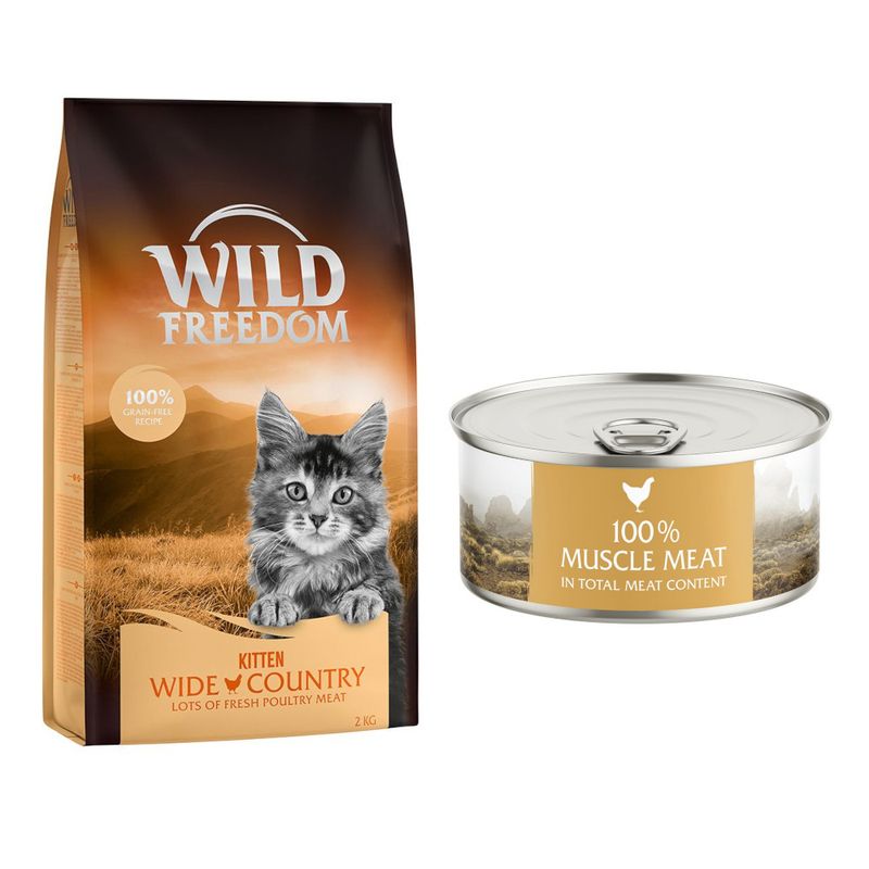 6.5kg Wild Freedom + 6 x 70g Instinctive Wet Food - Special Bundle!* Adult \