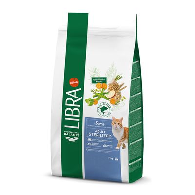 2 x 12kg Libra Dry Cat Food - 25% Off! * Adult Sterilised Tuna (2 x 12kg)
