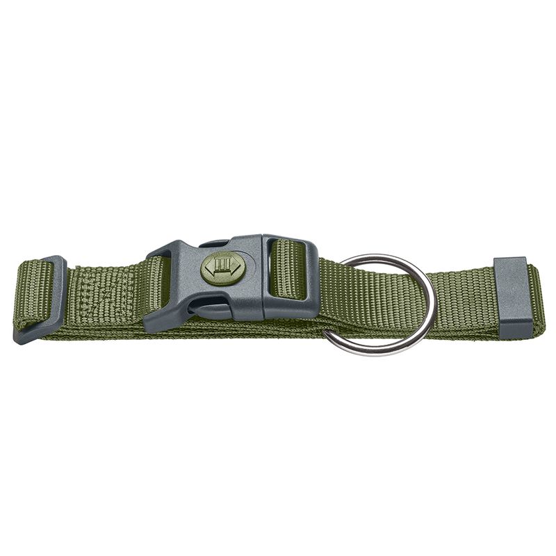HUNTER London Collar – Olive Green Vario Basic Size S: 24-36cm neck circumference, 10mm (W)