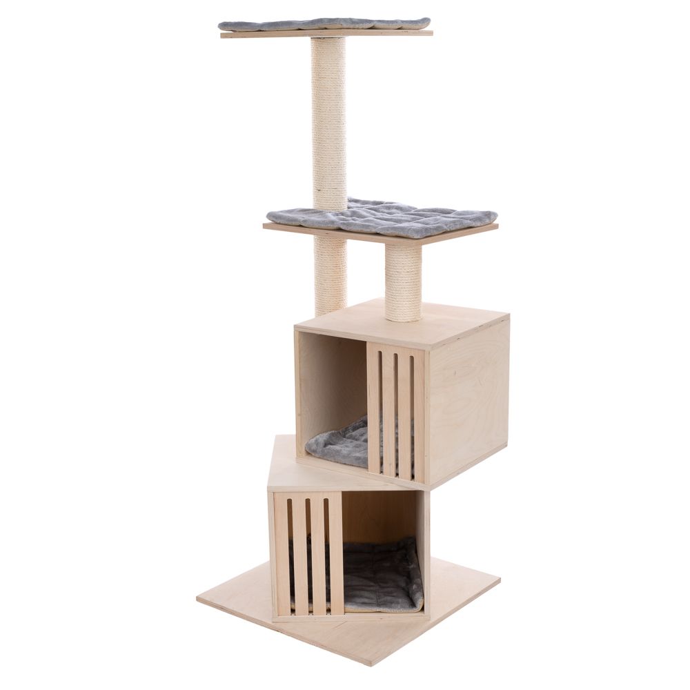 Natural Paradise Silene Cat Tree Light Grey