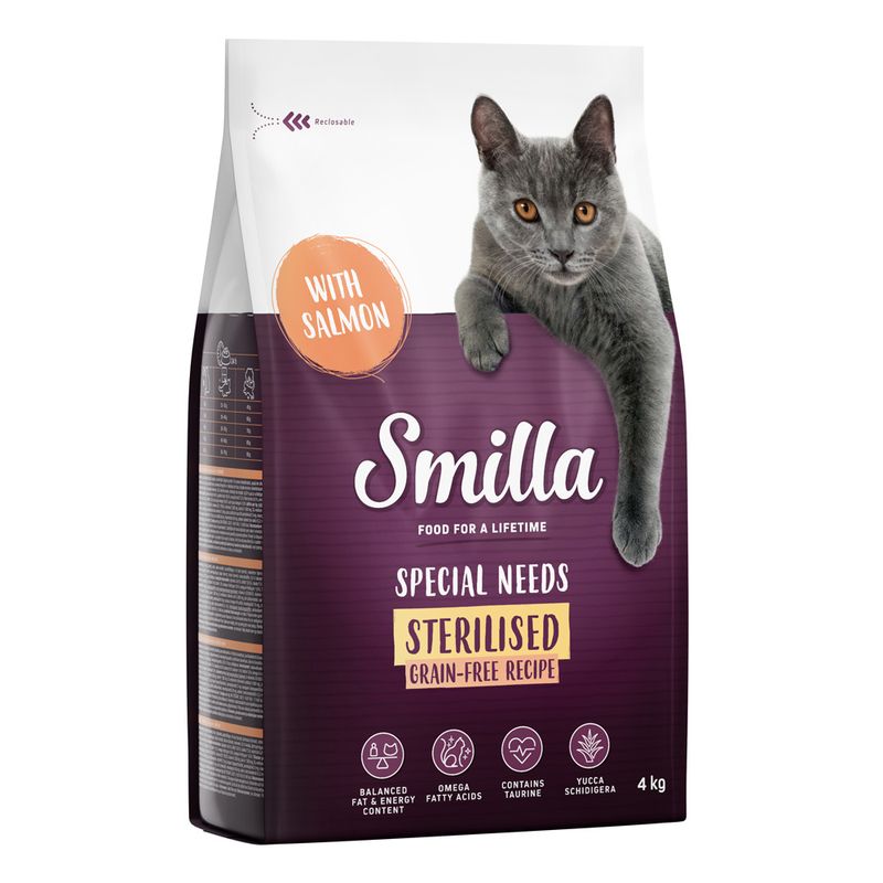 Smilla Sterilised Grain-Free Recipe with Salmon 1kg