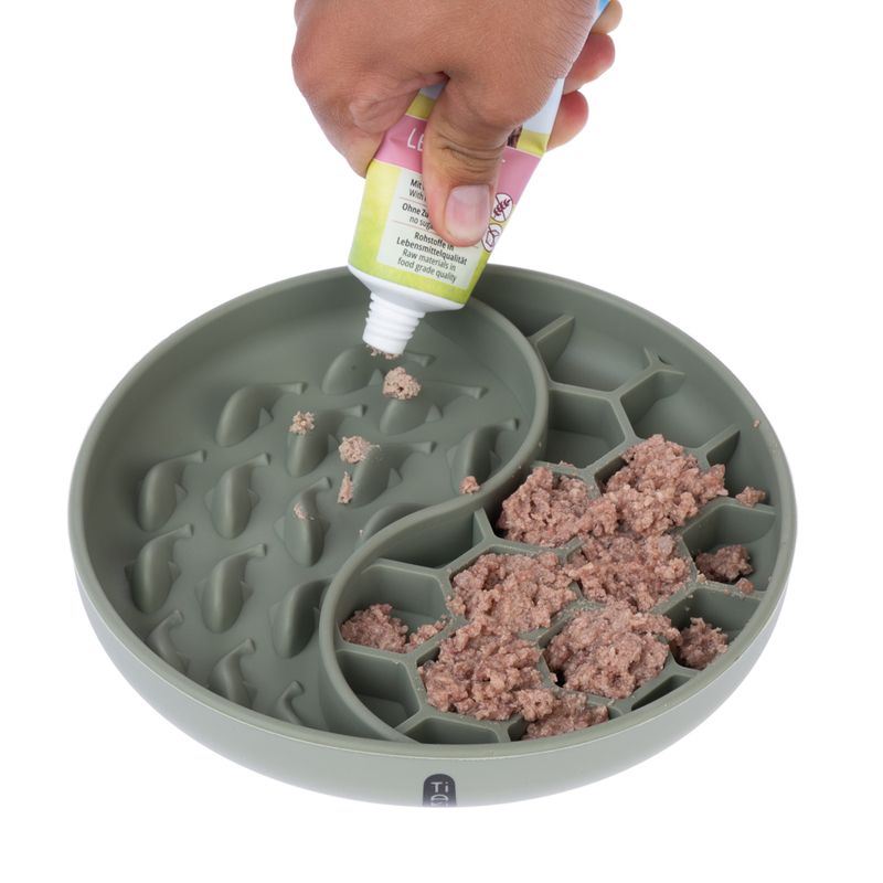 TIAKI Honeycomb Silicone Slow Feeder approx. 19 x 3.5cm (Diameter x H)