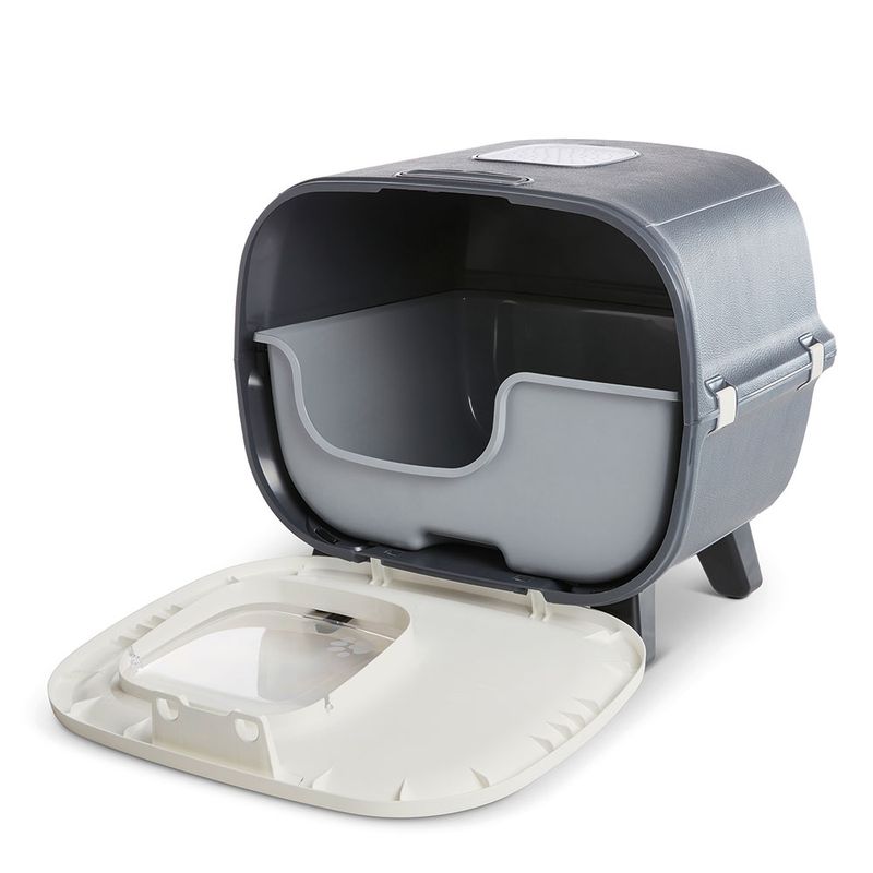 Savic Cat Litter Tray Mira anthracite / white