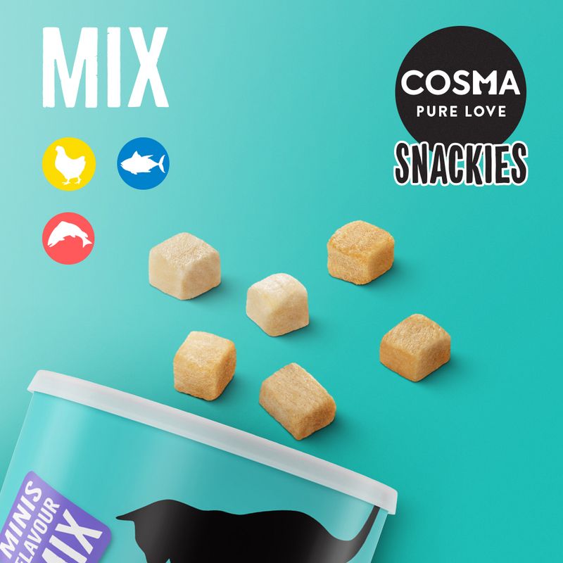 Cosma Snackies Minis Maxi Saver Pack 3 x Mix (390g)