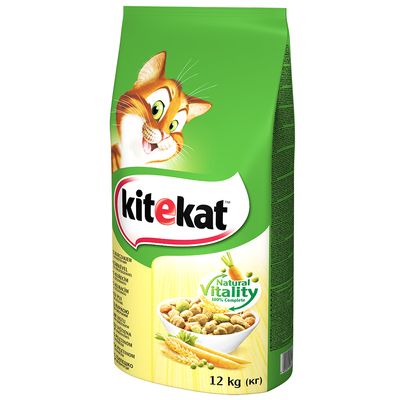 Kitekat Adult Dry Cat Food – Chicken and Vegetable 12 kg