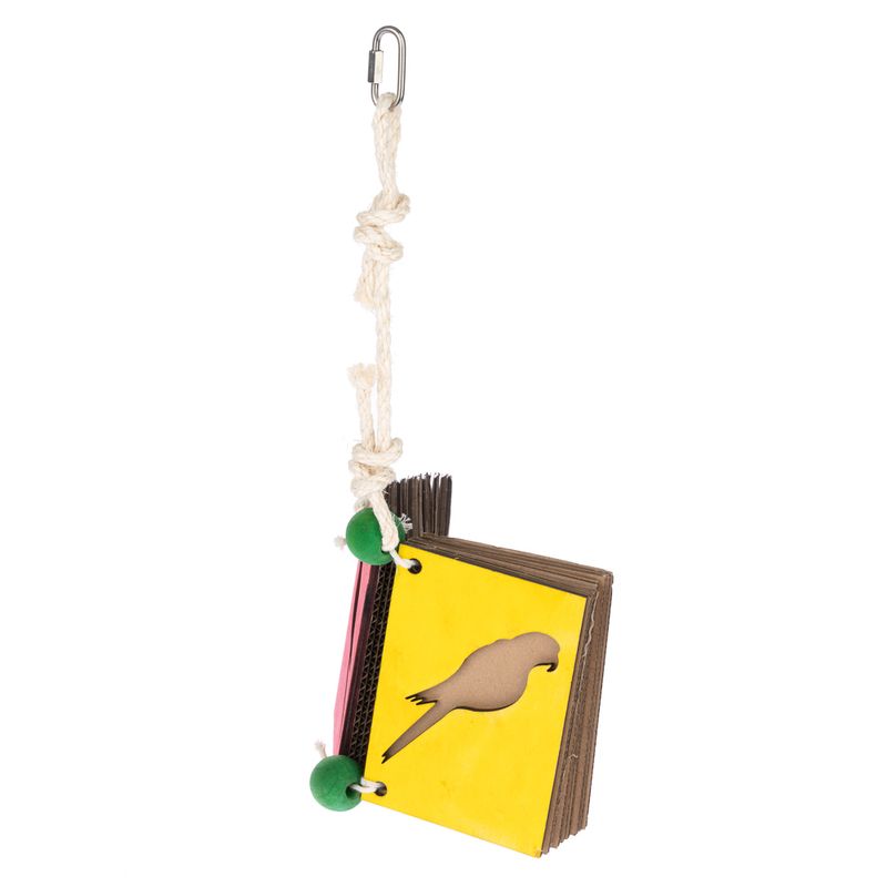TIAKI Shredding Toy Hanging Book approx. 18 x 41cm (W x H)