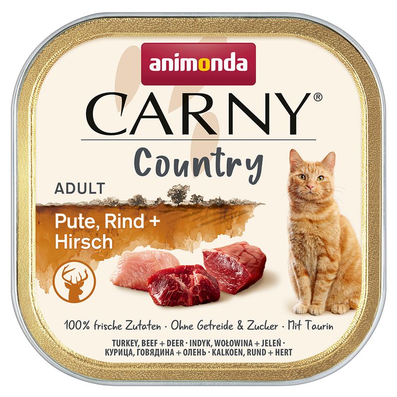 animonda Carny Country Adult 32 x 100g Beef, Lamb and Pheasant