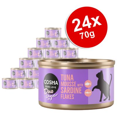 Cosma DUO Layer Saver Pack 24 x 70g Mixed Pack (4 Varieties)
