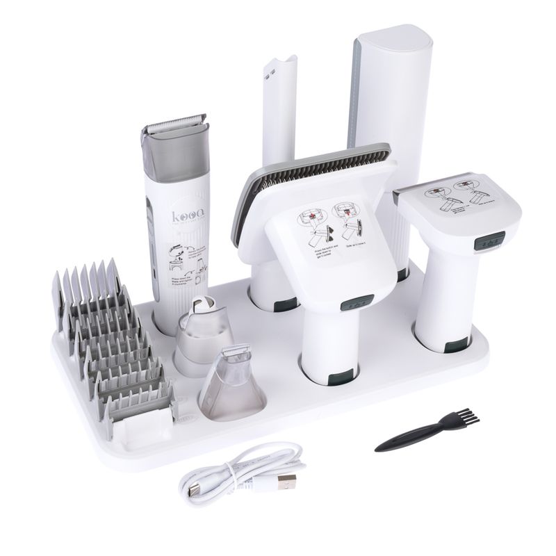 kooa Clippers & Grooming Set for Pets Complete Set