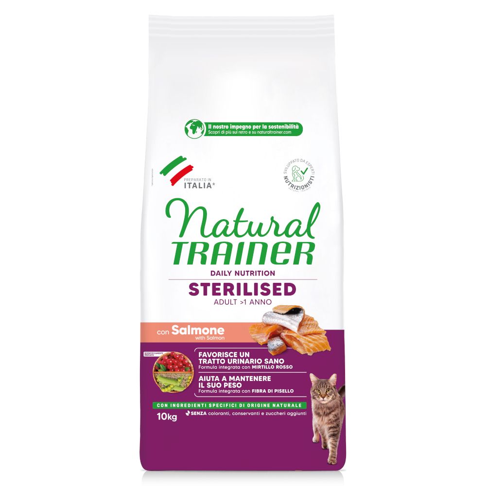 Natural Trainer Sterilised Salmon 10 kg