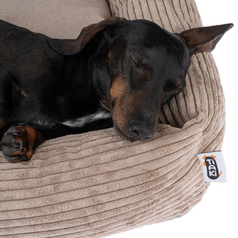 TIAKI Lincoln Cord Dog Bed 65 x 55 x 15 cm (L x W x H)