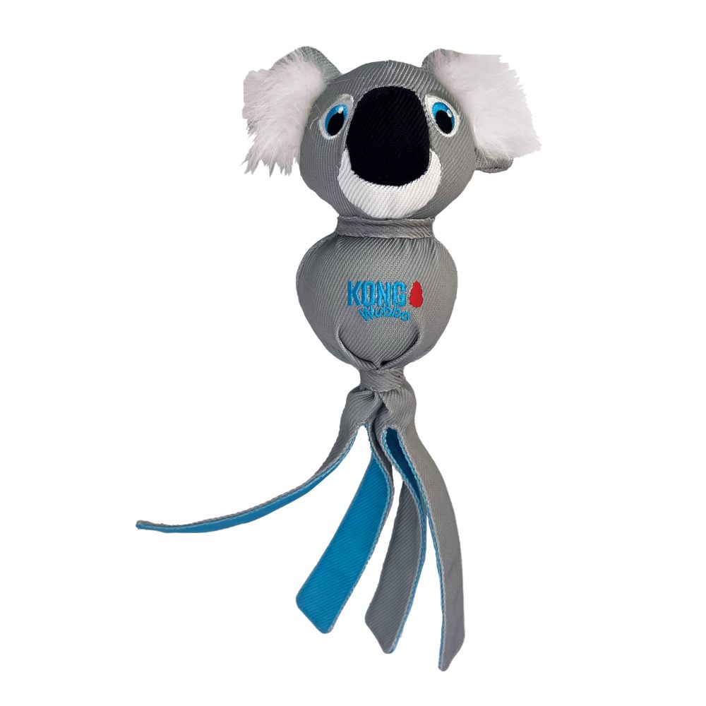 KONG Wubba Zoo Koala Dog Toy approx. 8.9 x 12.7 x 36.8cm (L x W x H)