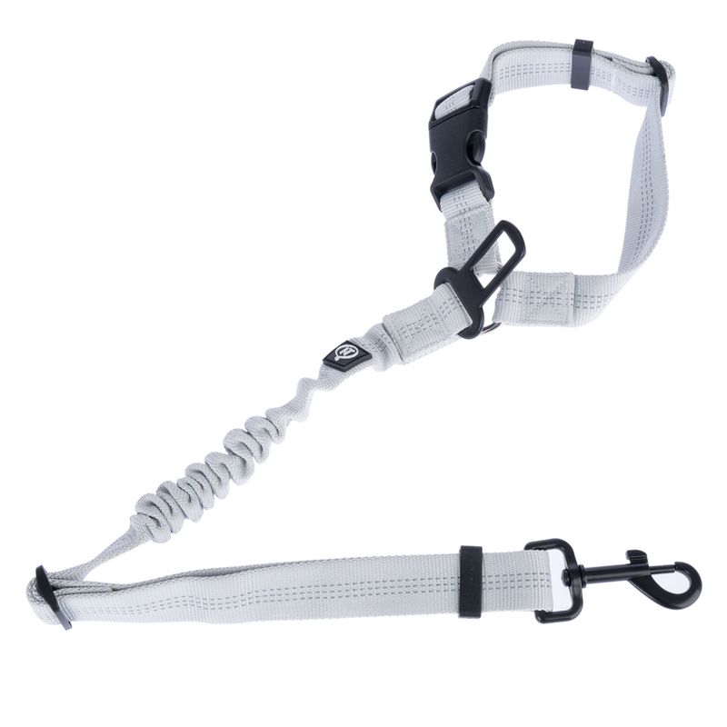 Nomad Tales Calma car seat belt for dogs 58 - 75 cm long, 25 mm wide (stone)