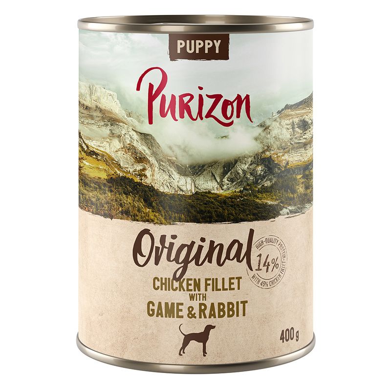 Purizon Puppy 6 x 400g Chicken Fillet with Black Angus Beef & Turkey