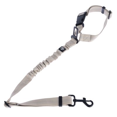 Nomad Tales Calma car seat belt for dogs 58 - 75 cm long, 25 mm wide (stone)