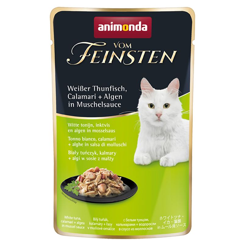 animonda vom Feinsten Adult in Sauce 18 x 50g Chicken Fillet & Cheese in Sauce