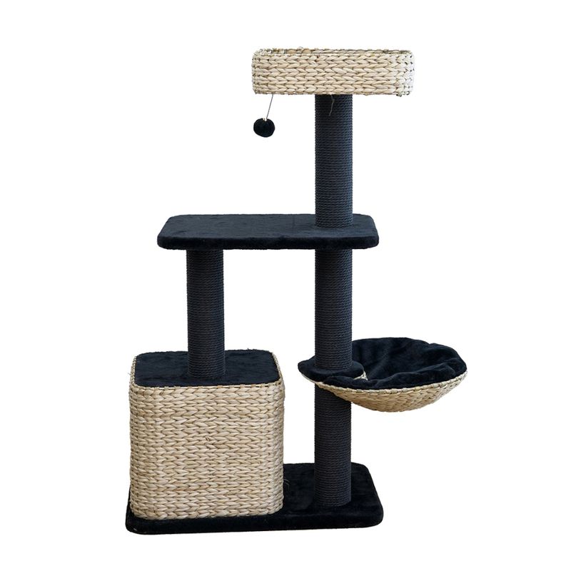 Karlie Water Hyacinth Scratching Post Sombra M Black / natural