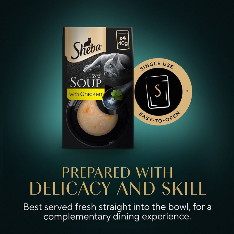 Sheba Classic Soup Multipack 80 x 40g Chicken