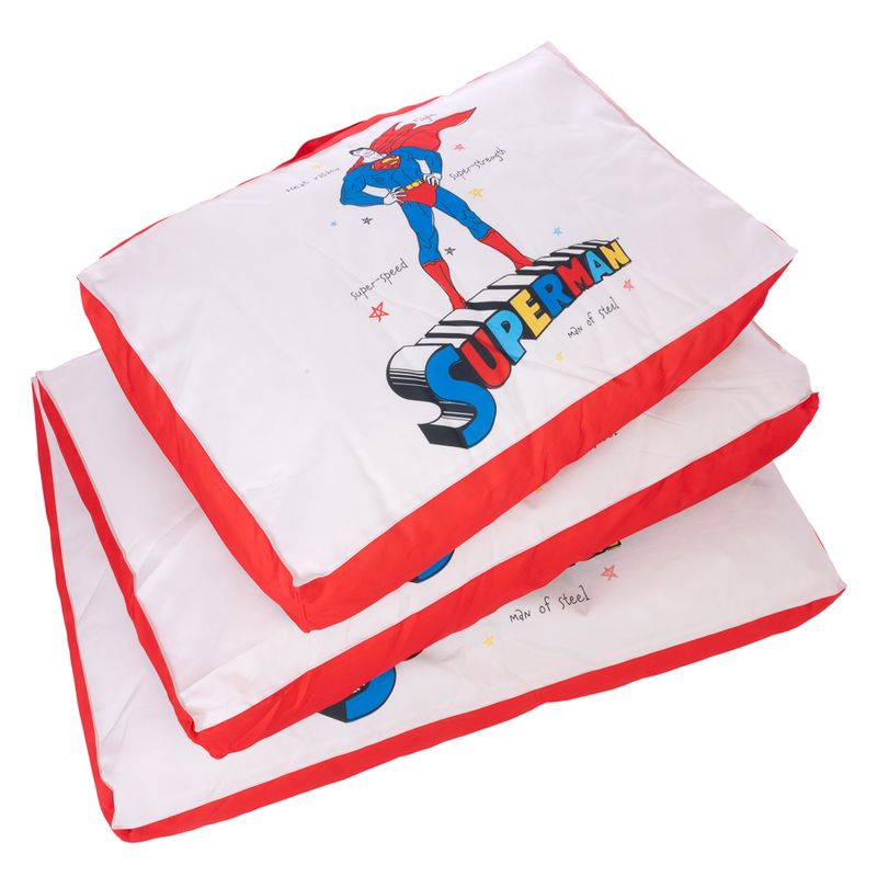 DC Superman Dog Mattress Size S: 80 x 50 x 15 cm (L x W x H)