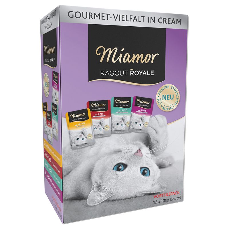 Miamor Ragout Royale Mixed Trial Pack 12 x 100g Multi Mix in Gravy