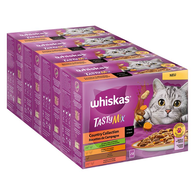 Whiskas Tasty Mix Pouches 48 x 85g Chef's Choice in Sauce