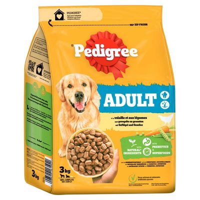 Pedigree Adult Poultry & Vegetables 3kg
