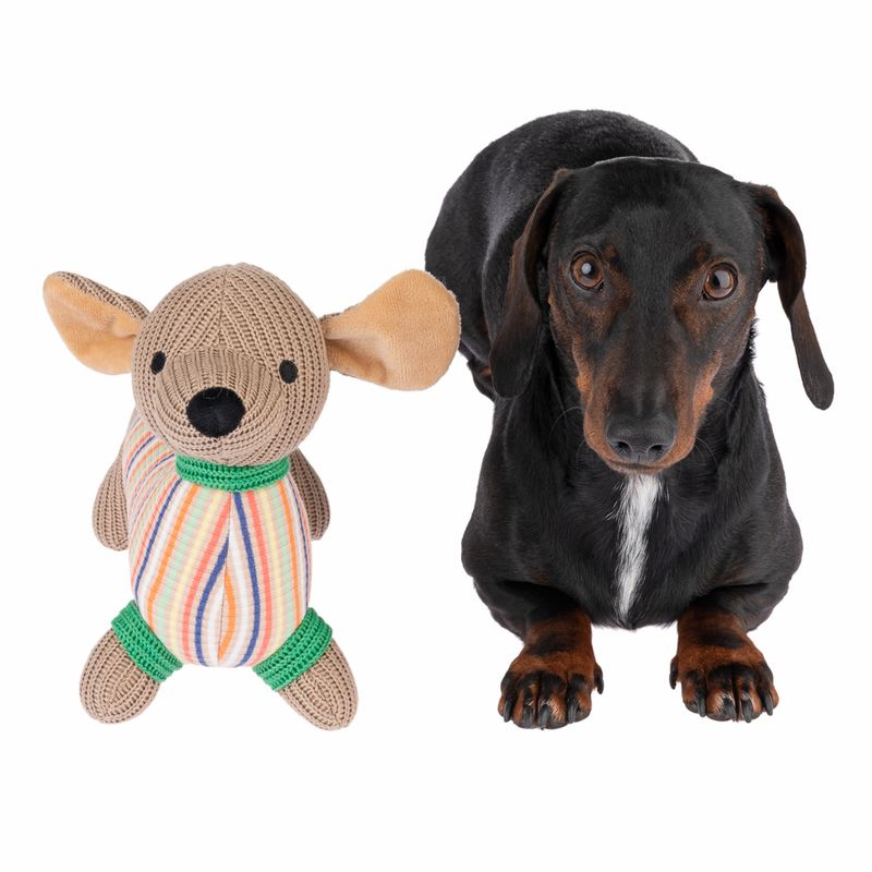 TIAKI Dog Toy Dachshund Cooper L 28 x W 10 x H 23 cm