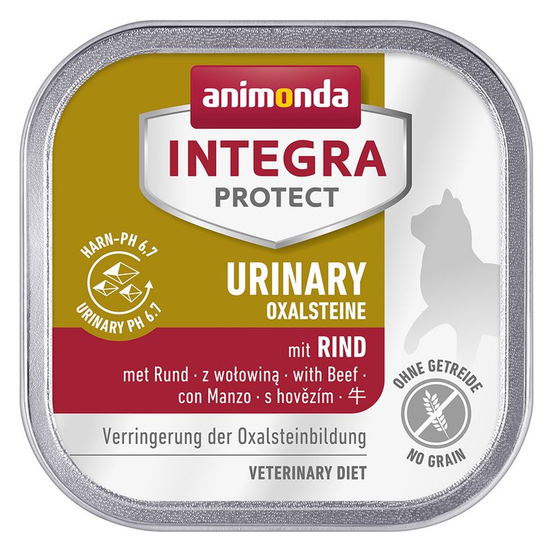 animonda Integra Protect Urinary Oxalate Stone 6 x 100g Beef