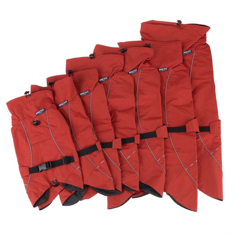 Nomad Tales Spirit Dog Raincoat - Copper approx. 40cm Back Length