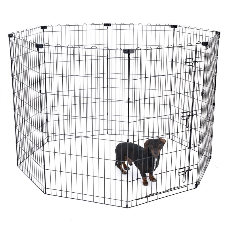 TIAKI High Metal Puppy Pen 8 panels each 61 x 106cm (W x H)
