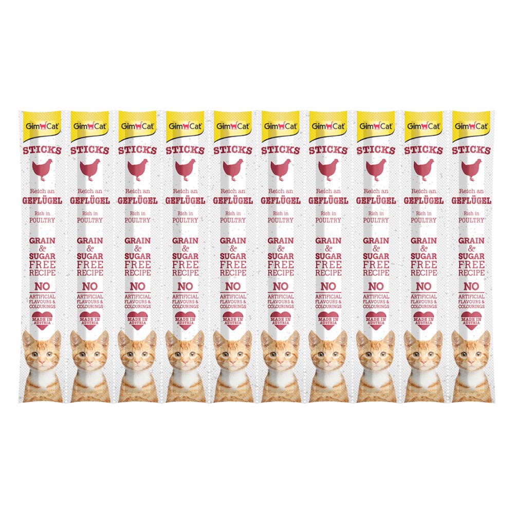 GimCat Sticks Poultry (10 Sticks)