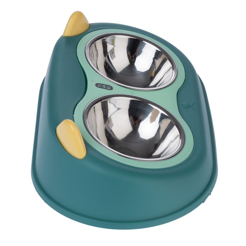 TIAKI double bowl owl 2 x 300 ml