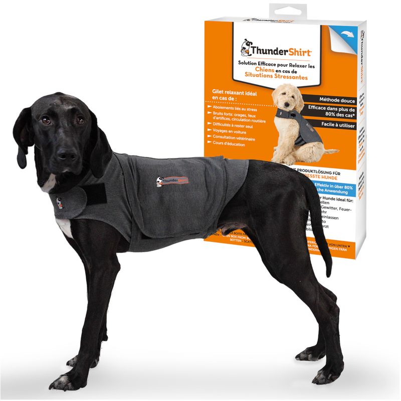 ThunderShirt® Calming Vest, grey approx. 30-41 cm back length (size XS)