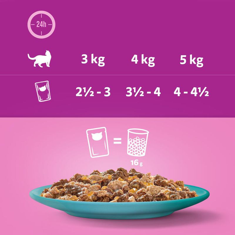 Whiskas Duo Pouches 48 x 85g Classic Combos in Jelly