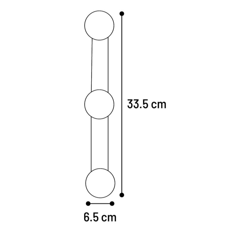 Flamingo Dog Toy Lipa Stick with Balls Size S: 4.9 x 28cm