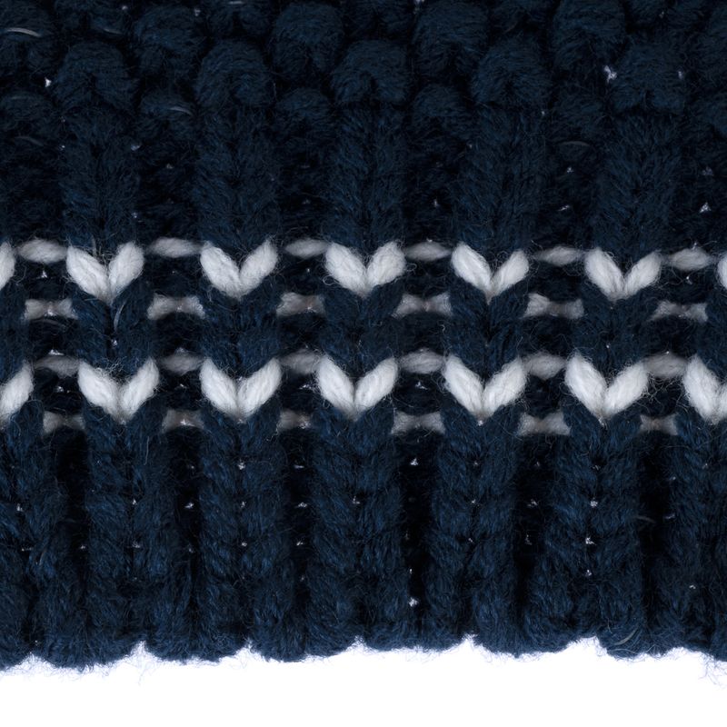 TIAKI Reflective Knit Dog Jumper - Dark Blue approx. 35cm Back Length