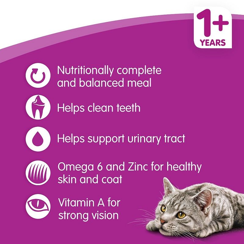 Whiskas 1+ Beef 800g