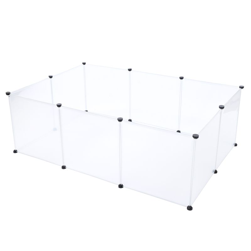 TIAKI Plastic Puppy Playpen 12 Panels: 50 x 50cm (W x H)