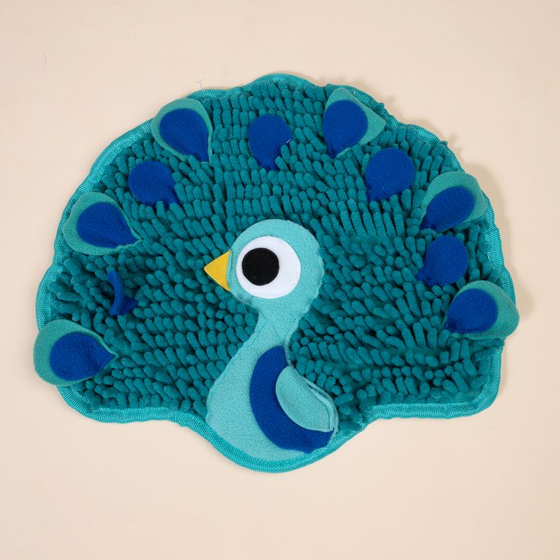 TIAKI Peacock Sniffing Mat 36 x 31 x 1 cm (L x W x H)