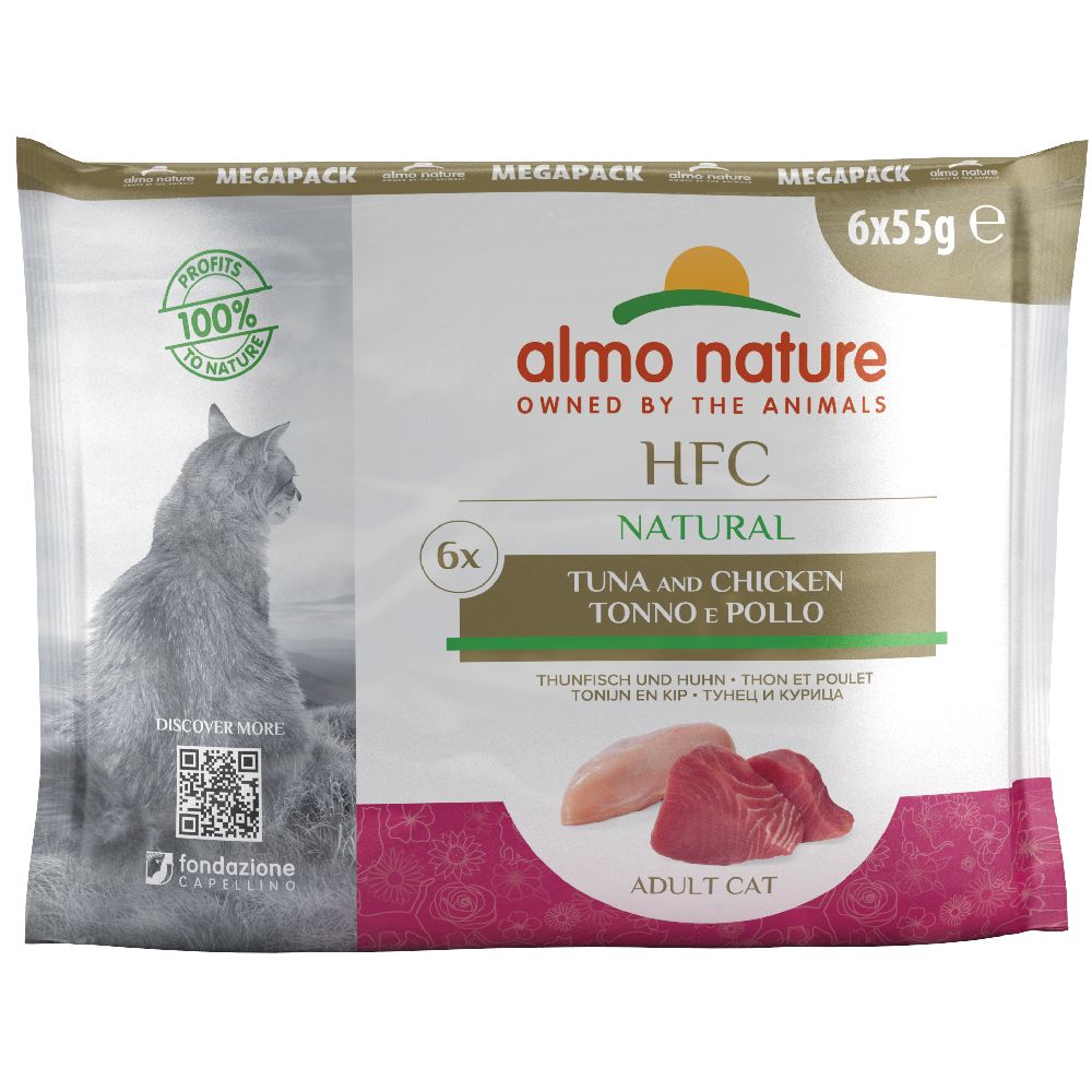Almo Nature HFC Jelly Pouch 6 x 55g Chicken Fillet