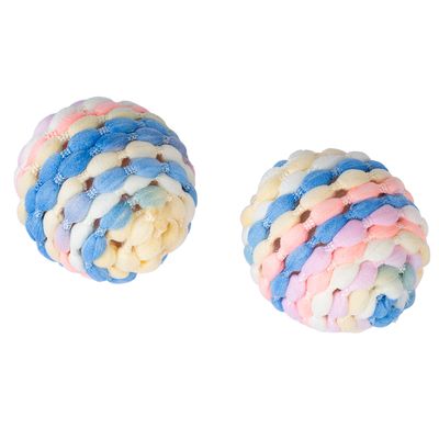 TIAKI Rainbow Rattle Ball Set Set of 2