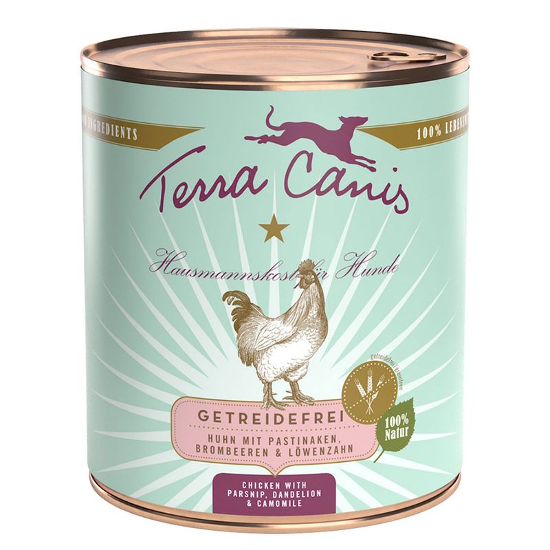 Terra Canis Grain-Free 6 x 800g Duck with Squash, Strawberries & Elderberries