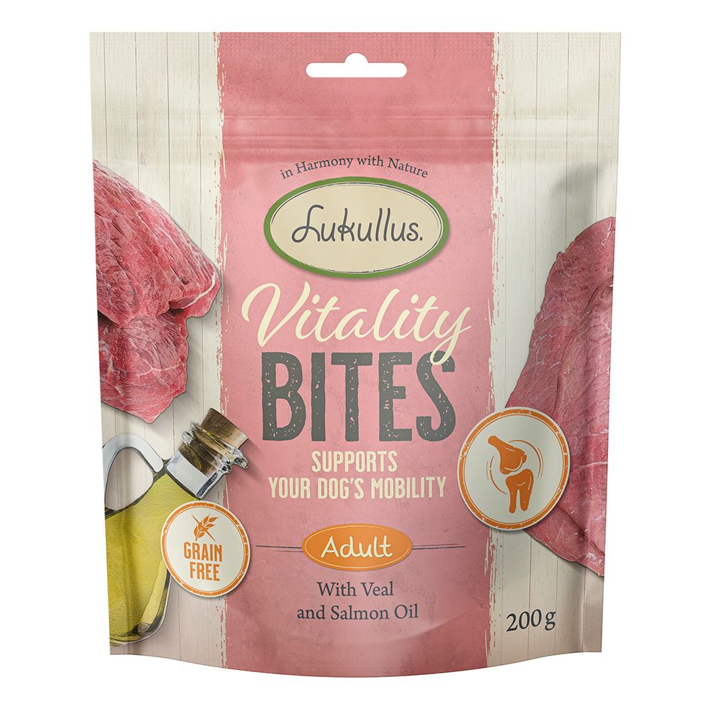 Lukullus Vitality Grain-Free Mobility Bites - Veal 200g